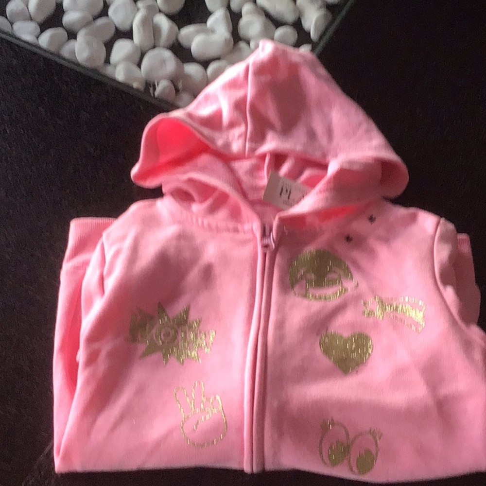 Girls zip hoodie.